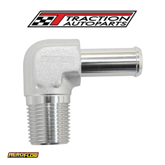 90 Deg 3/8" Npt To -8 100/450 Series Braided Hose An Size