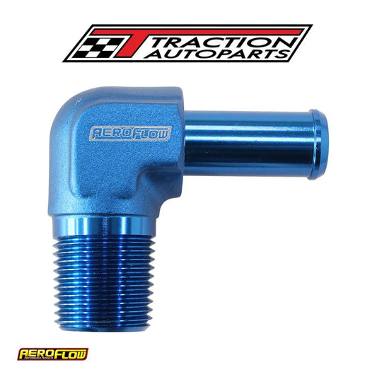 90 Deg 3/8" Npt To -8 100/450 Series Braided Hose An Size