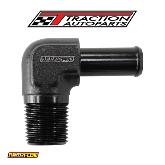 90 Deg 1/2" Npt To -10 100/450 series Braided Hose An Size