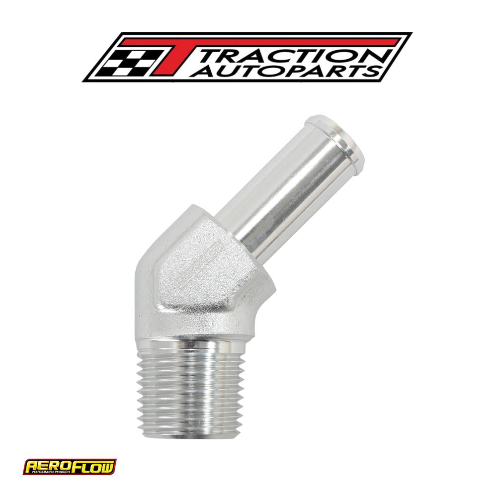 45 Deg 1/8" Npt To -4 100/450 Series Hose Suits Braided