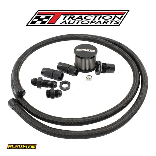 Fuel Cell Breather Kit Setup Loop Roll Over -8 an Vent Valve