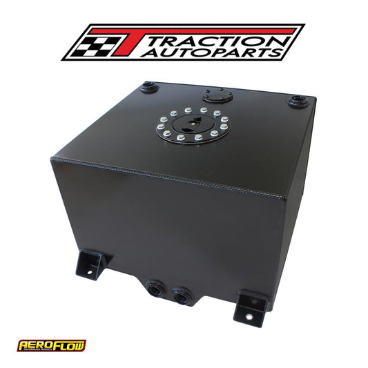 Black Alloy Fuel Cell 38 Litre 10 Us Gallons With Cavity/sump