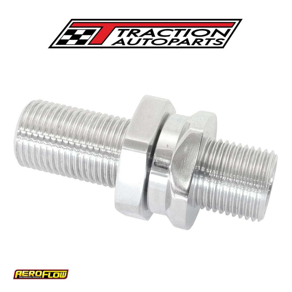 Billet Bulkhead Inserts #6 Ac Fitting Both Sides Polished