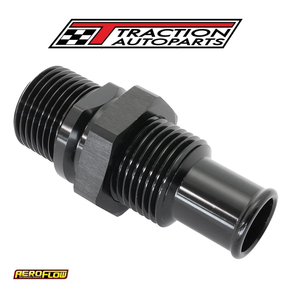 Billet Bulkhead Inserts #10 Acfitting To 5/8" Barb Black