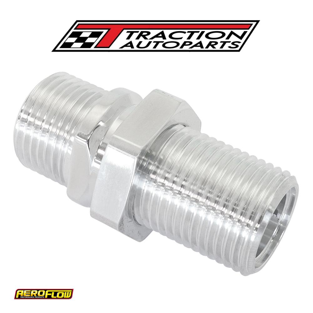 Billet Bulkhead Inserts #10 Acfitting Both Sides Polished