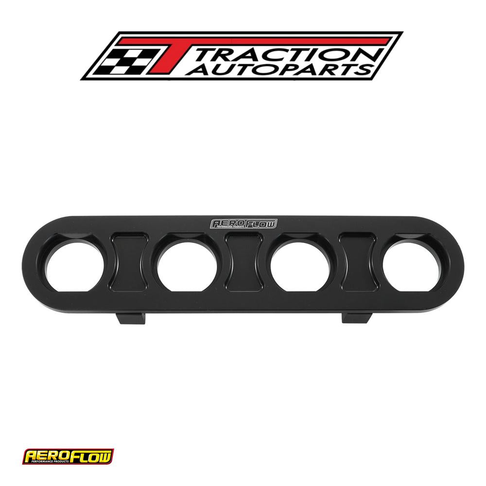 Billet Bulkhead Plate 4 Port Modular Universal Black An Ac