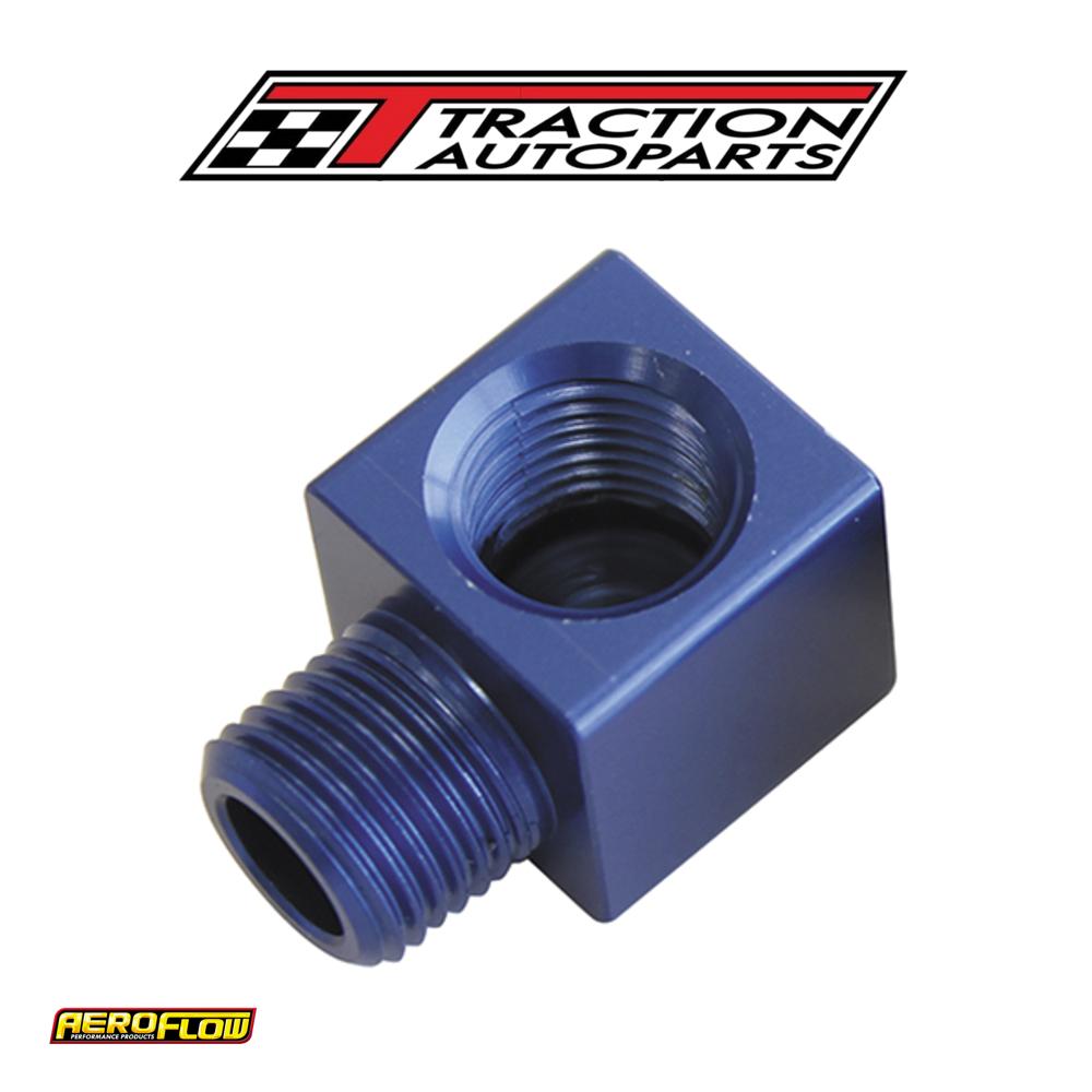 90 Deg Male To F/male 1/8" Blue Adapter Tight Radius