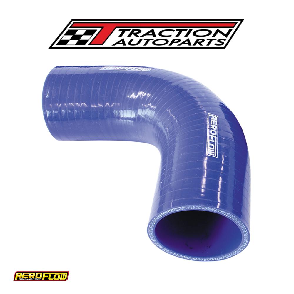 Silicone Hose 90 Deg; Blue I.d 1.00" 25.4 mm, Wall 4.5 mm, 150 mm Leg Af 9003-100