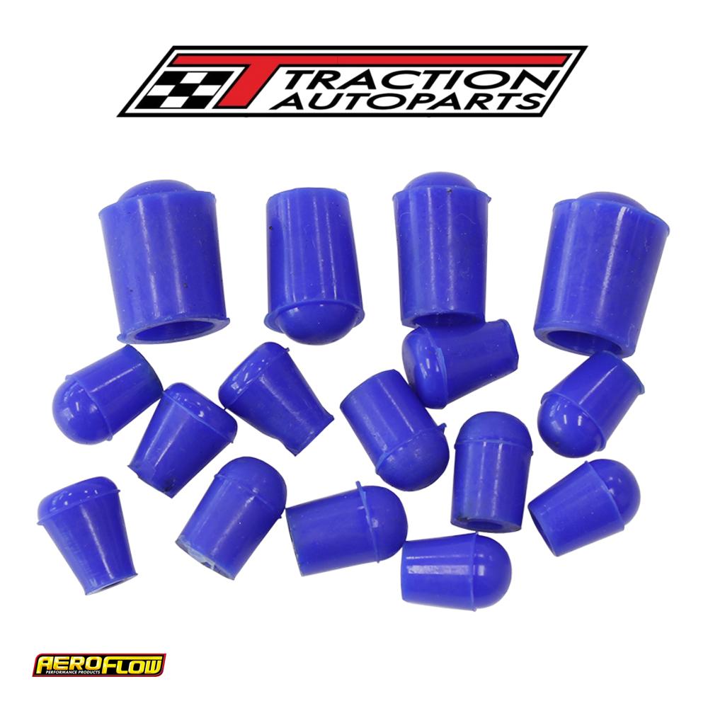 Vac Blank Off Plugs (16) Blue Silicone Blank Off Caps X 16