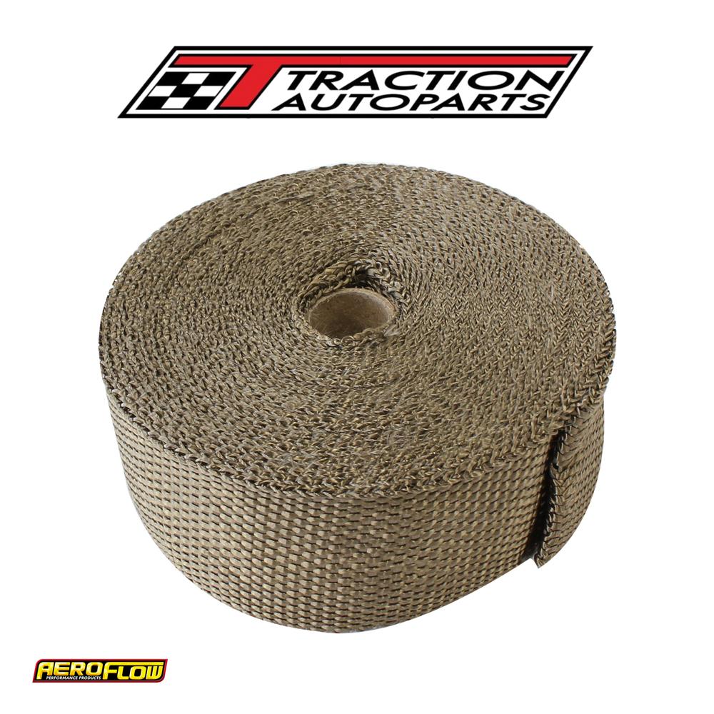 Exhaust Insulation Wrap 2"x 50 ft 50 Foot Titanium Roll