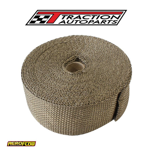 Exhaust Insulation Wrap 2"x 50 ft 50 Foot Titanium Roll