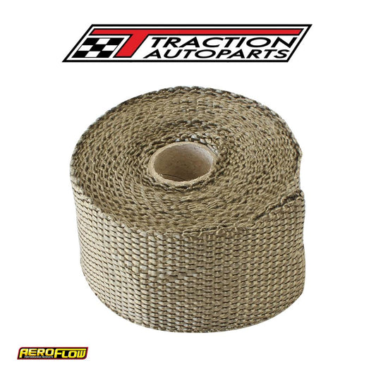 Exhaust Insulation Wrap 2"x 15 ft 15 Foot Titanium Roll