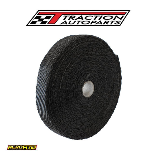 Exhaust Insulation Wrap 1"x 50 ft 50 Foot Black Titanium Roll