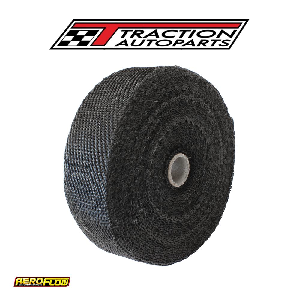 Exhaust Insulation Wrap 2"x 50 ft 50 Foot Black Titanium Roll