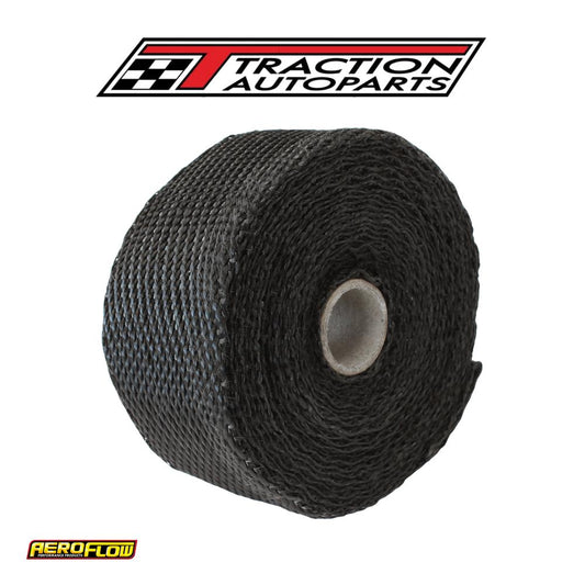 Exhaust Insulation Wrap 2"x 15 ft 15 Foot Black Titanium Roll
