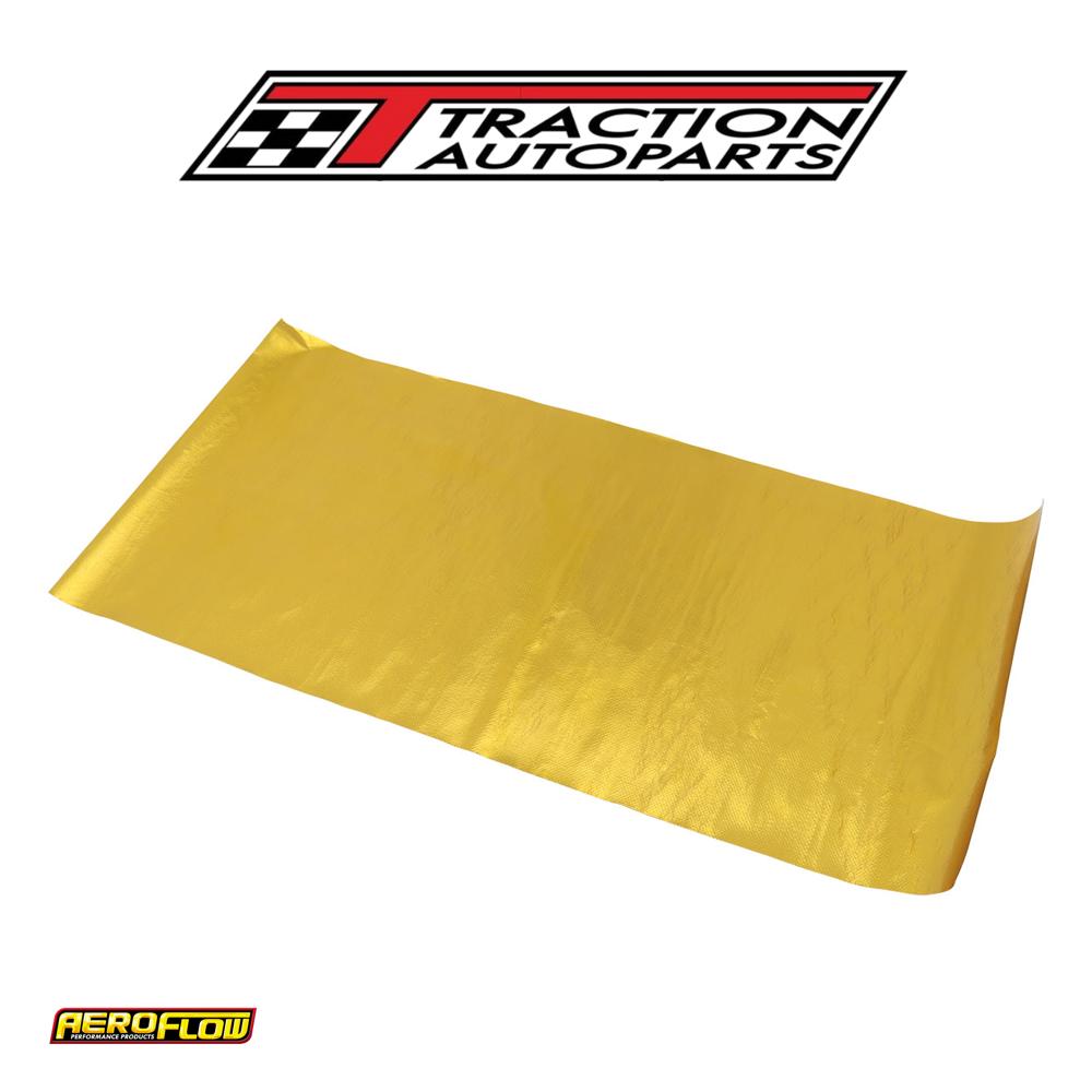 Gold Heat Barrier 12" X 24" Sheet Adhesive Backed