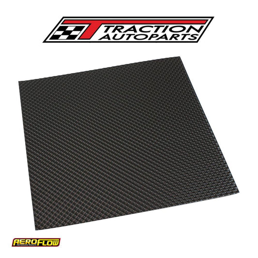24" X 24" Aluminium Embossed Heat Shield Cut Or Fold Black