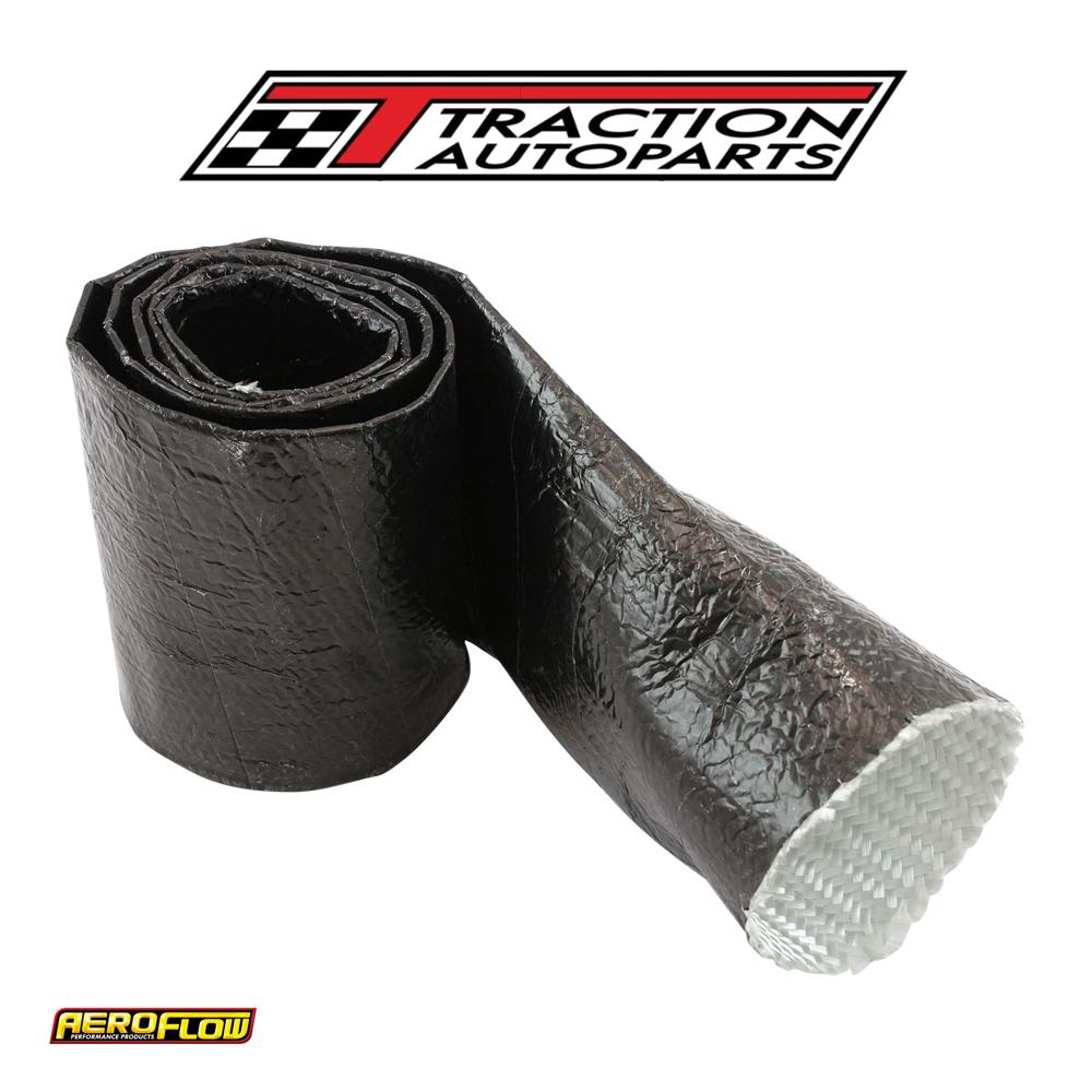 Aluminised Sleeve 2-1/8-2-1/2"black Finish 1 Meter / 3 Ft