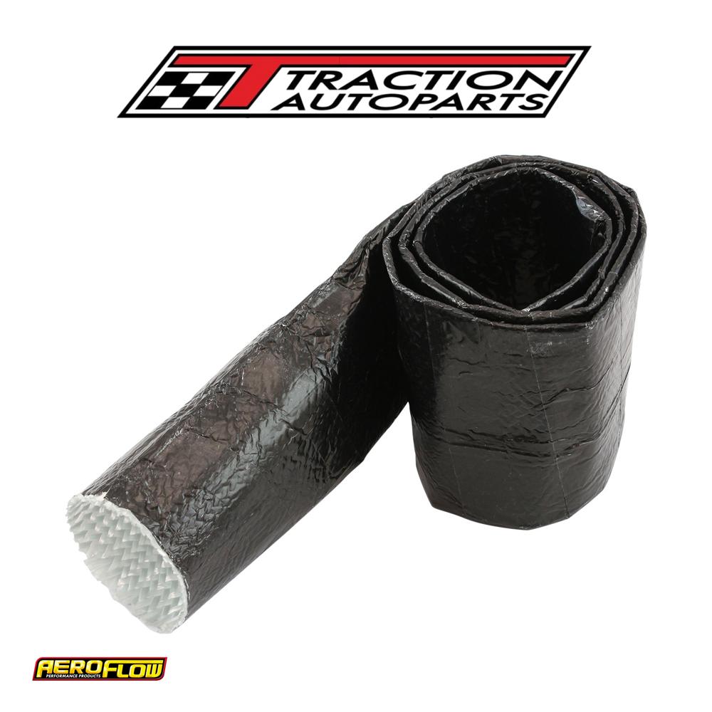 Aluminised Sleeve 1-5/8-2" Black Finish 3.7 Meter / 12 ft