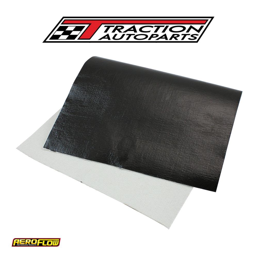 20" X 12" Aluminised Heat Barrier Black Finish