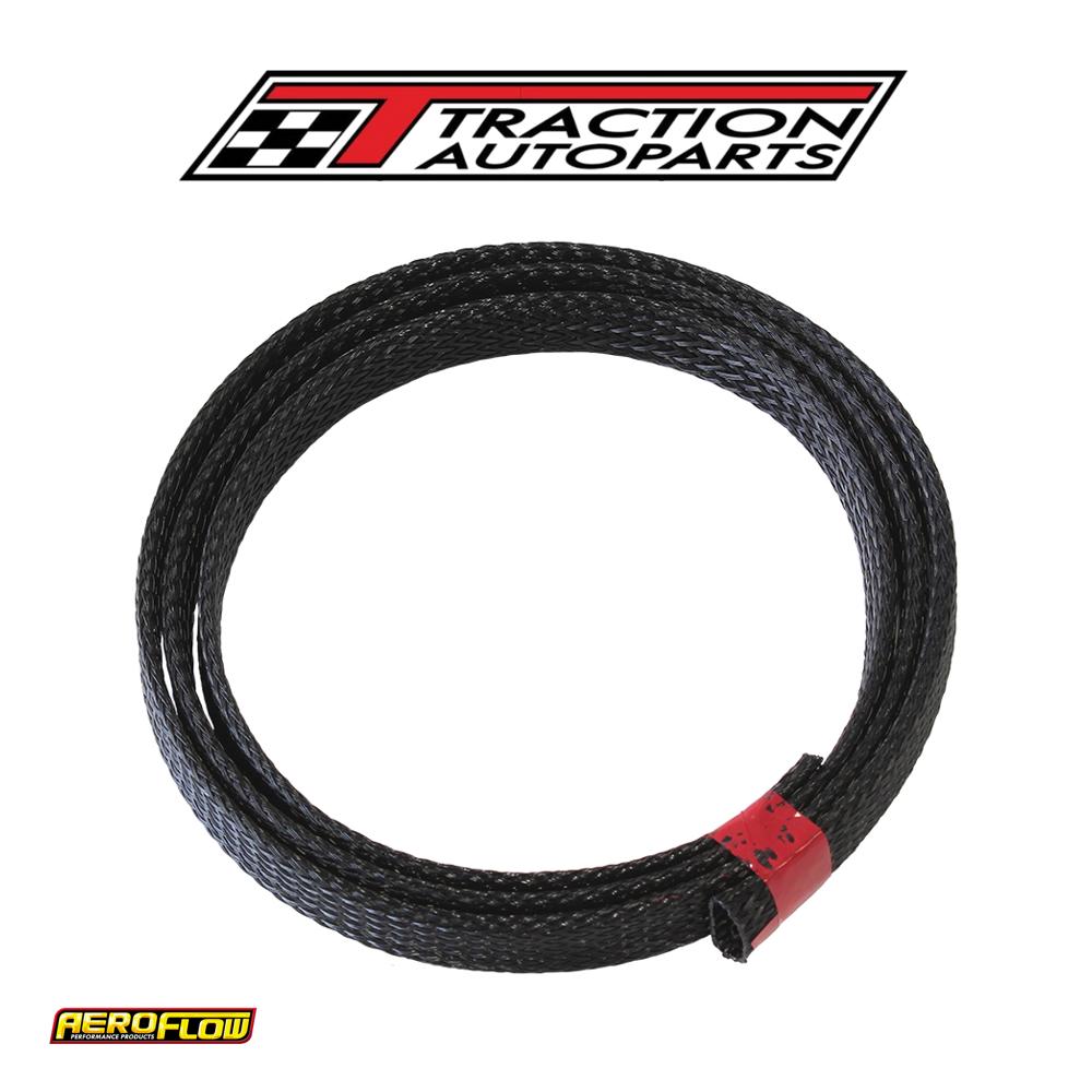 1/2" 7.6 Meter Heat Flex Braidblack Tight Weave High Coverag