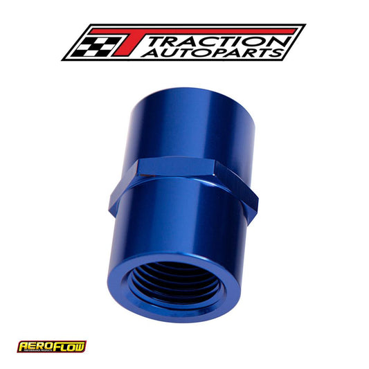 Female Coupler 1" Npt Blue Female To Female