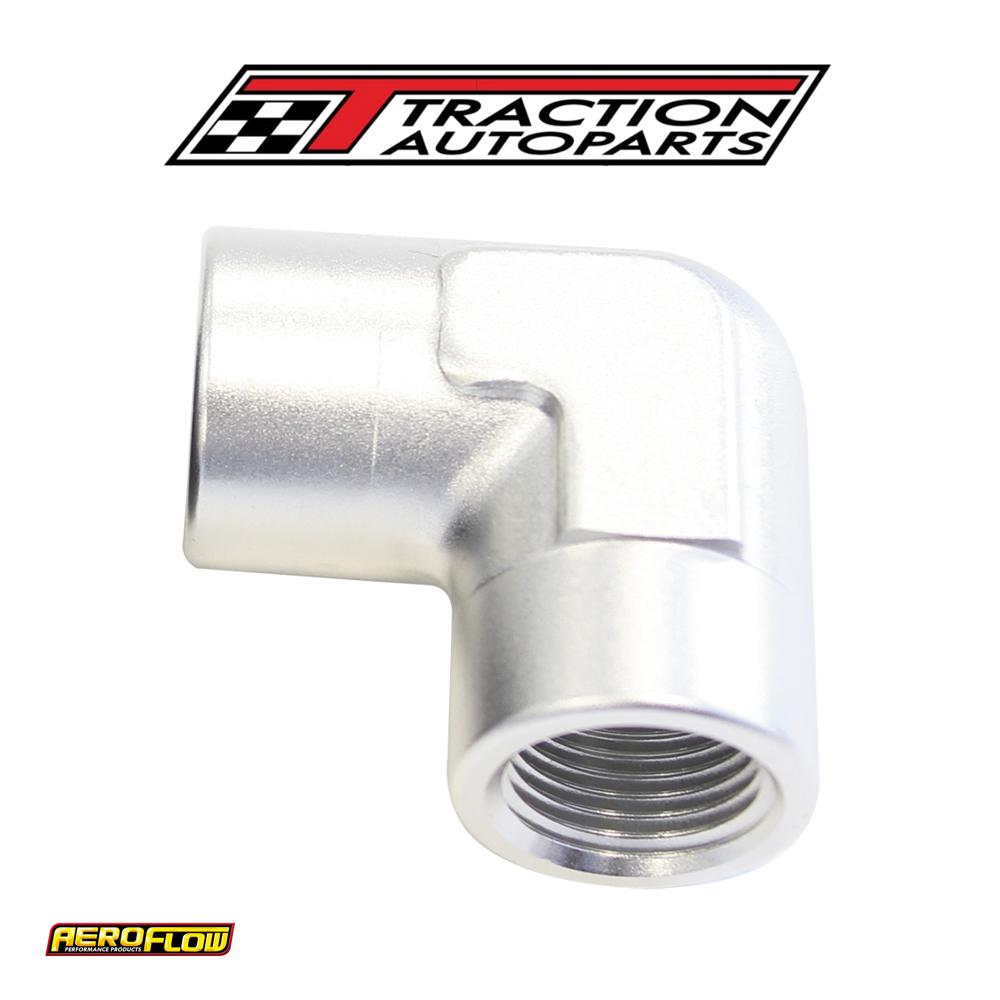 90 Deg Female - Female Elbow 1/8 Npt Silver