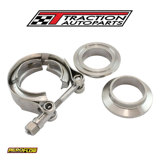 1.25" V Band Clamp Kit 2 x Weldrings & 1 X Stainless Clamp