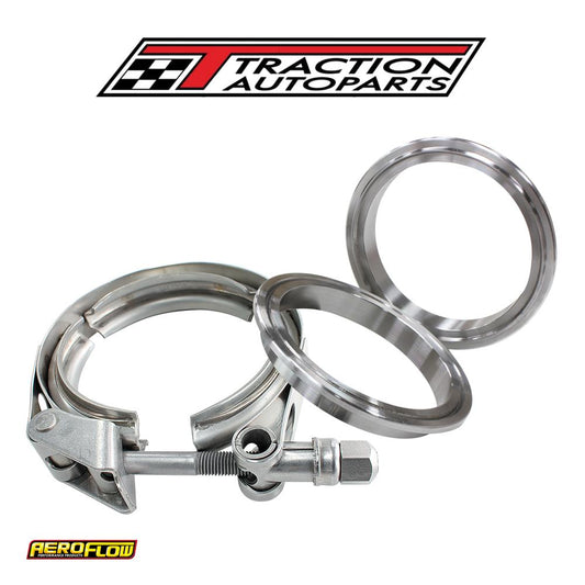 4.5" V Band Clamp Kit 2 X Weldrings & 1 X Stainless Clamp