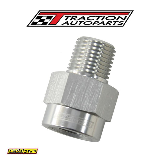 1/8" Bspt Male To 1/8" Npt Female Silver