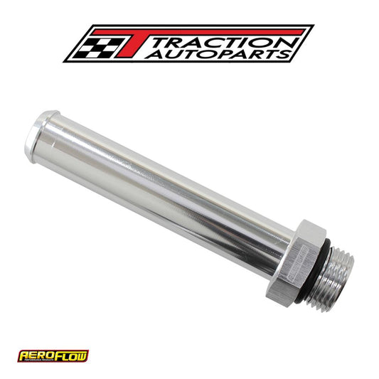 -10 orb To 19 mm Barb Turbo Drain Extension Silver 100 mm