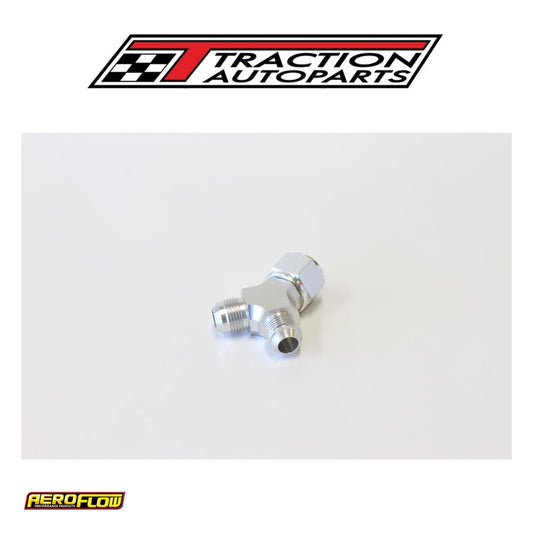 Y Piece -10 Swivel Nut 2 x -8 ansilver