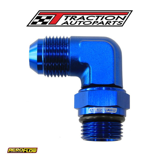 Male -12 Orb 90 To -12 an Male Blue Full Swivel