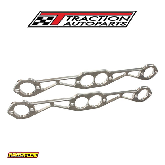 Sbc Header Flanges Set 1-5/8" Round Port 1.63" Pair