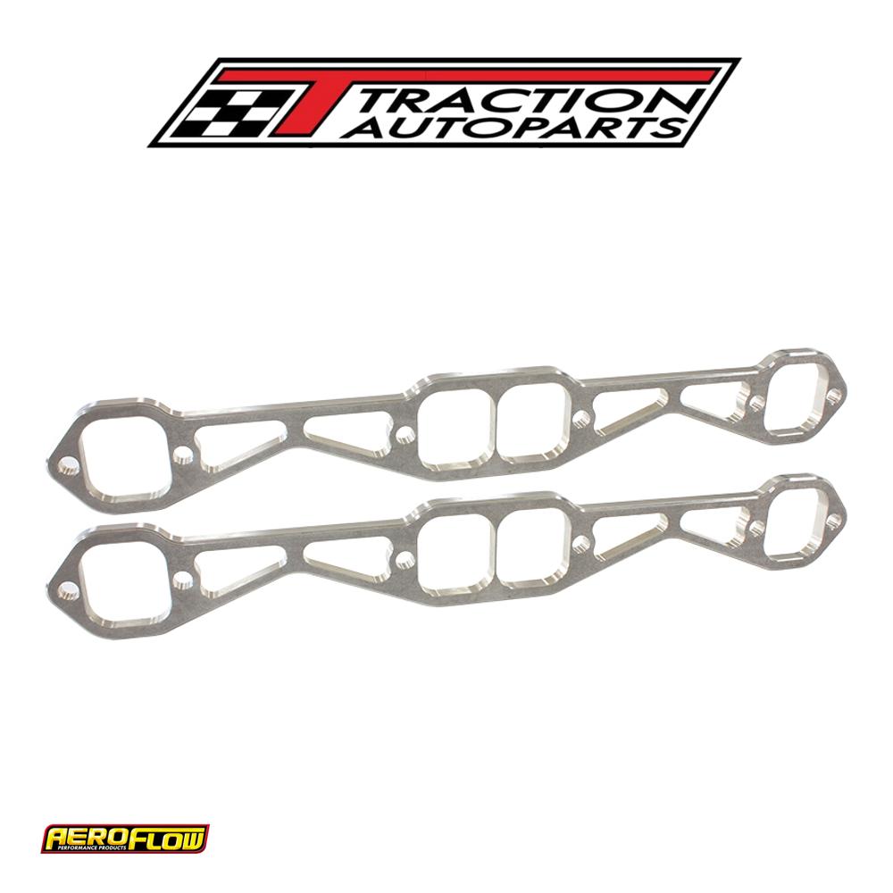 Sbc Header Flanges Set 1-7/8" Square Port 1.88 X 1.88" Pair