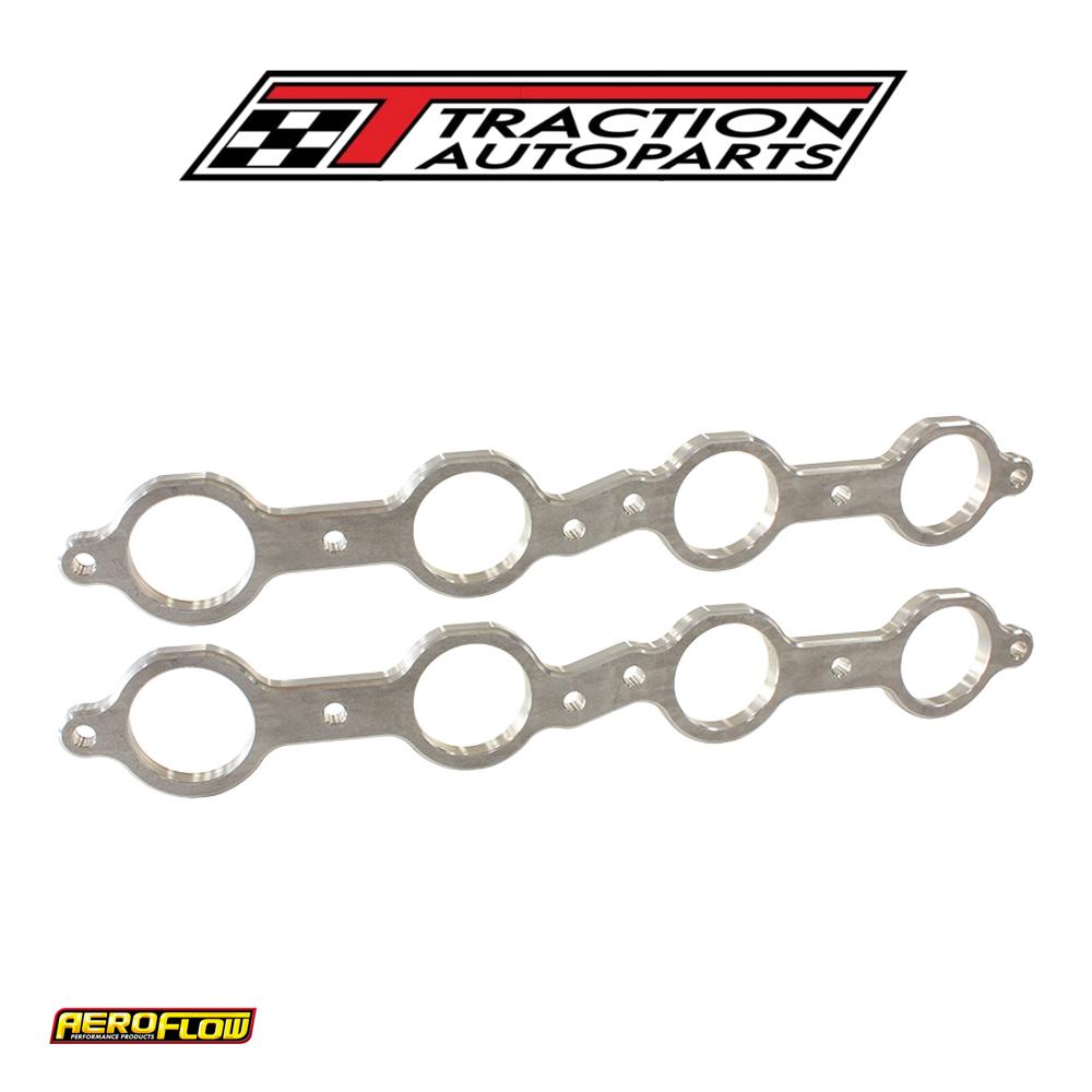 Ls Chev Header Flanges 1-7/8" Round Port (pair) 1.88" Port
