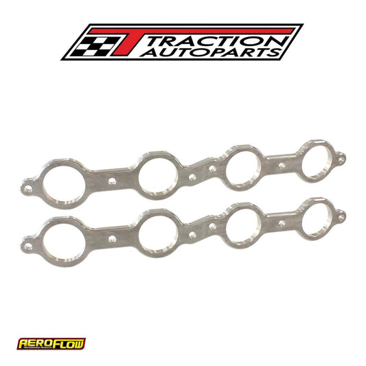 Ls Chev Header Flanges 1-7/8" Round Port (pair) 1.88" Port