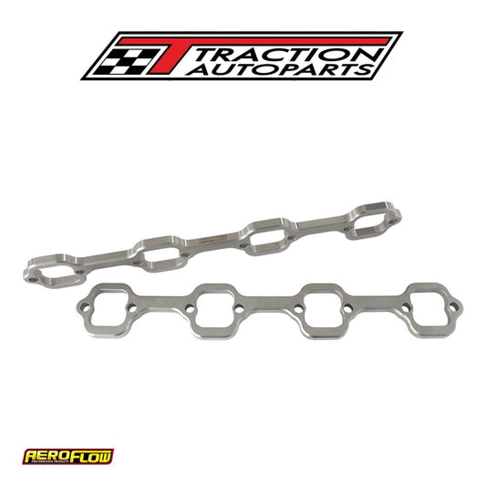 Ford 289-351 w Header Flanges 1-3/4" Rectangle Port, Pair