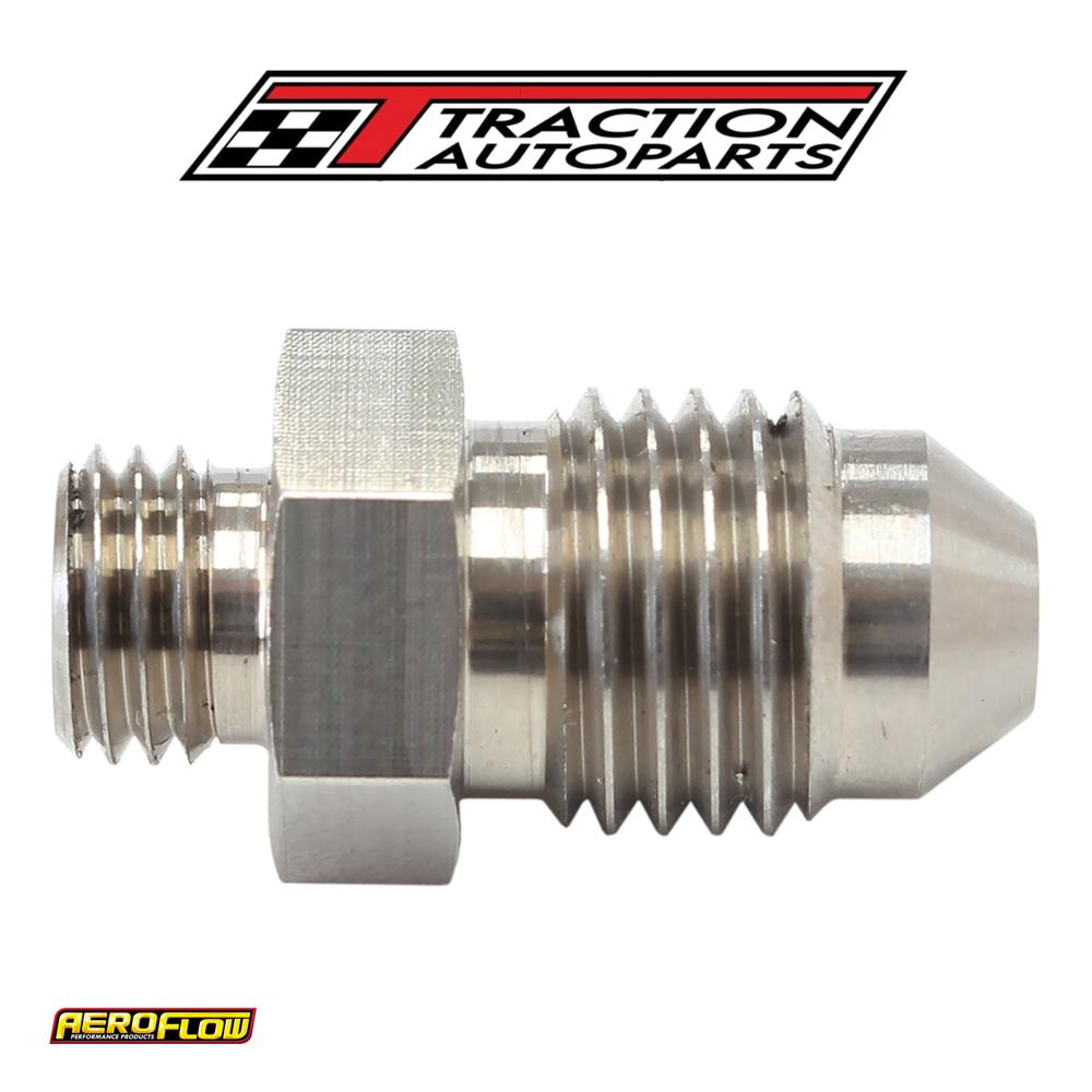 Water Fitting To -4 an 1 Pack Suit 38 mm & 44 mm Wastegates M 8 X 1 Aeroflow - Af 9552-1201