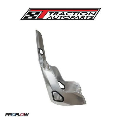 Proflow Aluminium Race Bucket Seat, 16 in. (406mm) Hip Width, Highback, Silver Finish