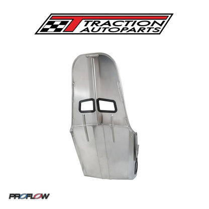 Proflow Aluminium Race Bucket Seat, 16 in. (406mm) Hip Width, Highback, Silver Finish